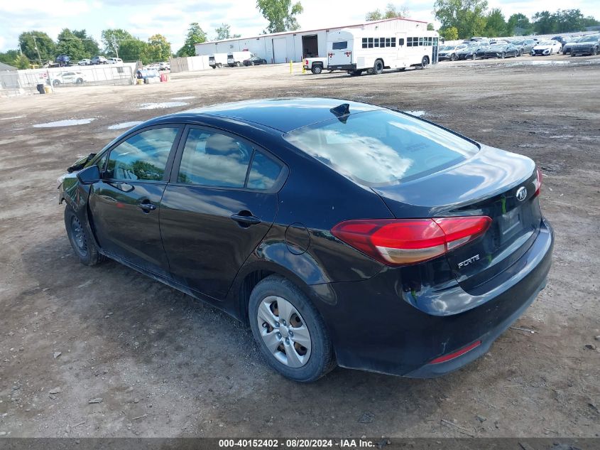 2017 Kia Forte Lx VIN: 3KPFK4A73HE018325 Lot: 40152402