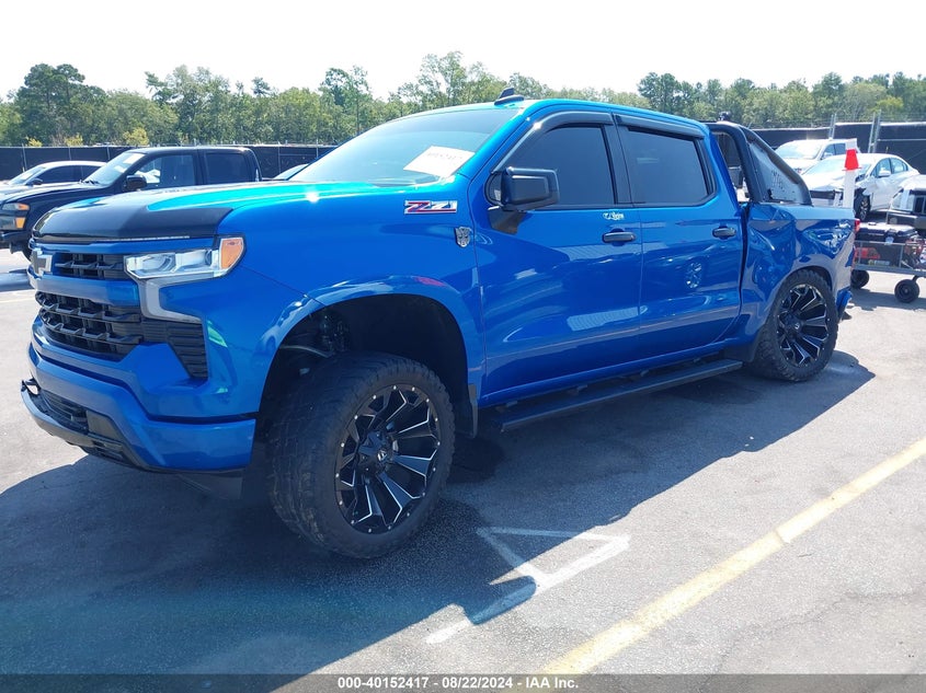 2022 CHEVROLET SILVERADO 1500 4WD  SHORT BED RST - 1GCUDEED4NZ601185