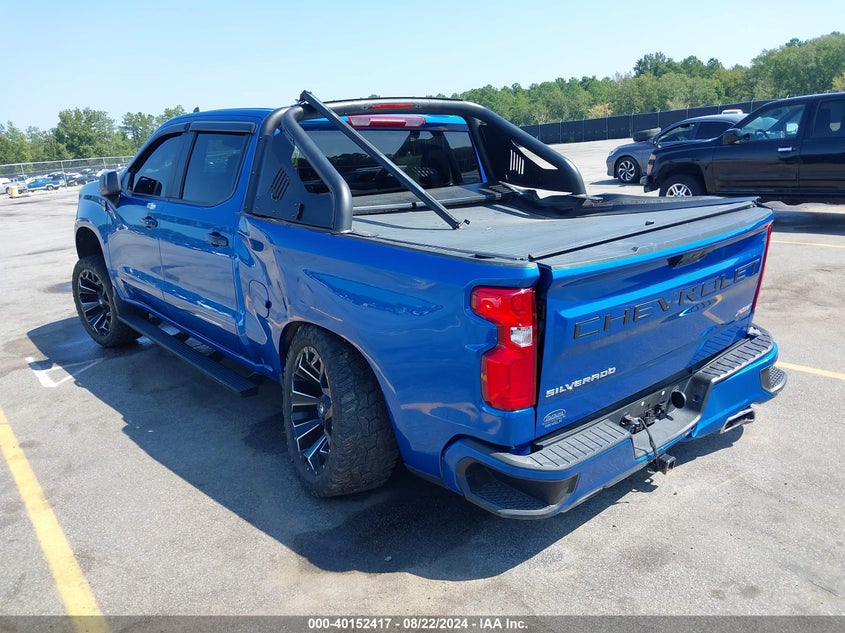 2022 CHEVROLET SILVERADO 1500 4WD  SHORT BED RST - 1GCUDEED4NZ601185