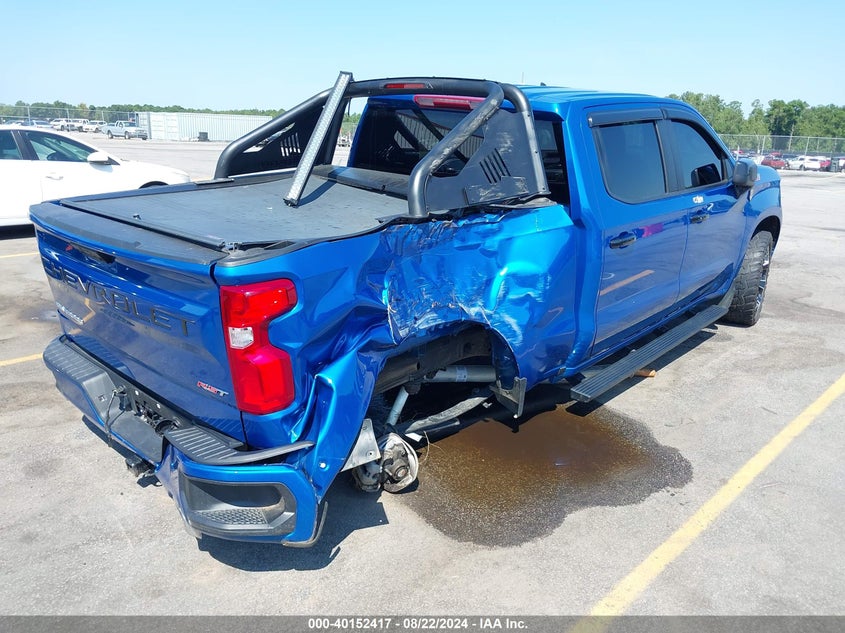 2022 CHEVROLET SILVERADO 1500 4WD  SHORT BED RST - 1GCUDEED4NZ601185