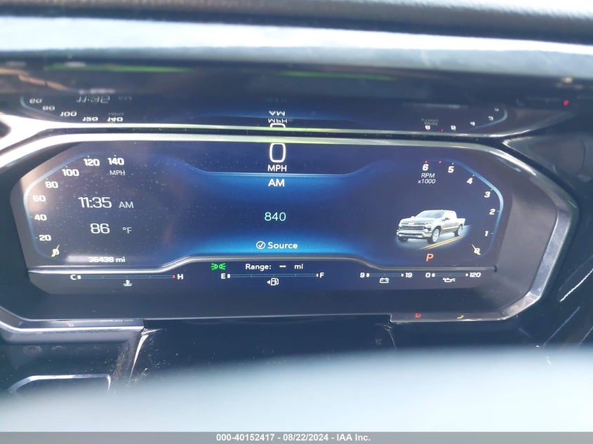 2022 CHEVROLET SILVERADO 1500 4WD  SHORT BED RST - 1GCUDEED4NZ601185