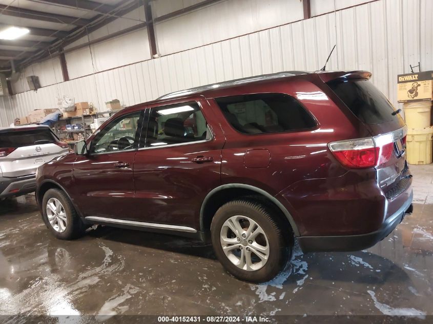 2012 Dodge Durango Sxt VIN: 1C4RDJAG9CC172687 Lot: 40152431