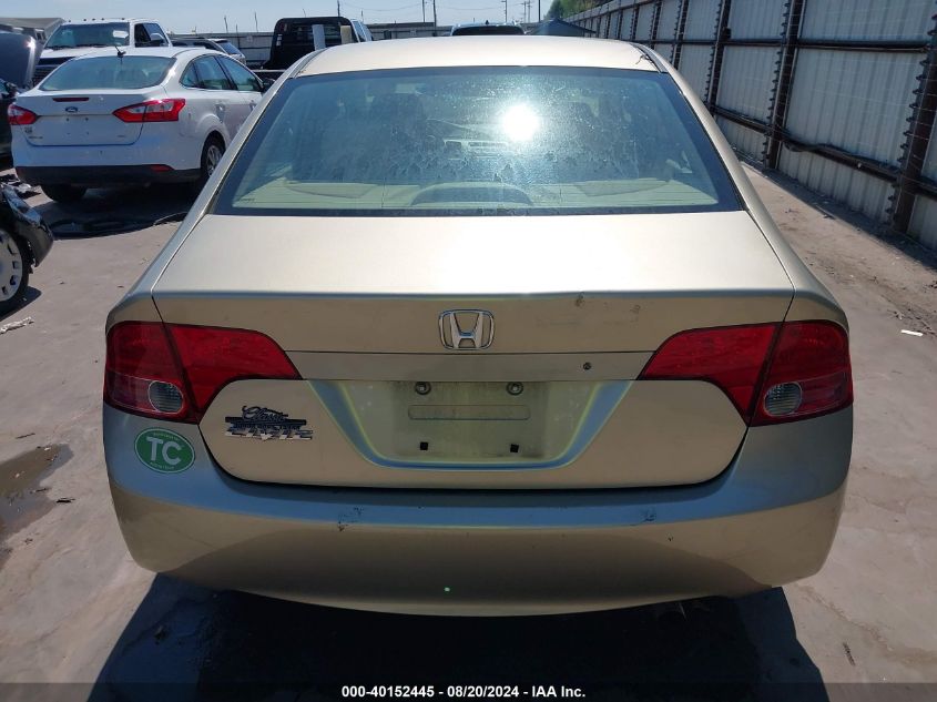 2007 Honda Civic Lx VIN: 1HGFA16537L141509 Lot: 40152445