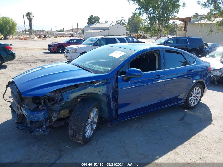 2017 Ford Fusion Se VIN: 3FA6P0H70HR110183 Lot: 40152490