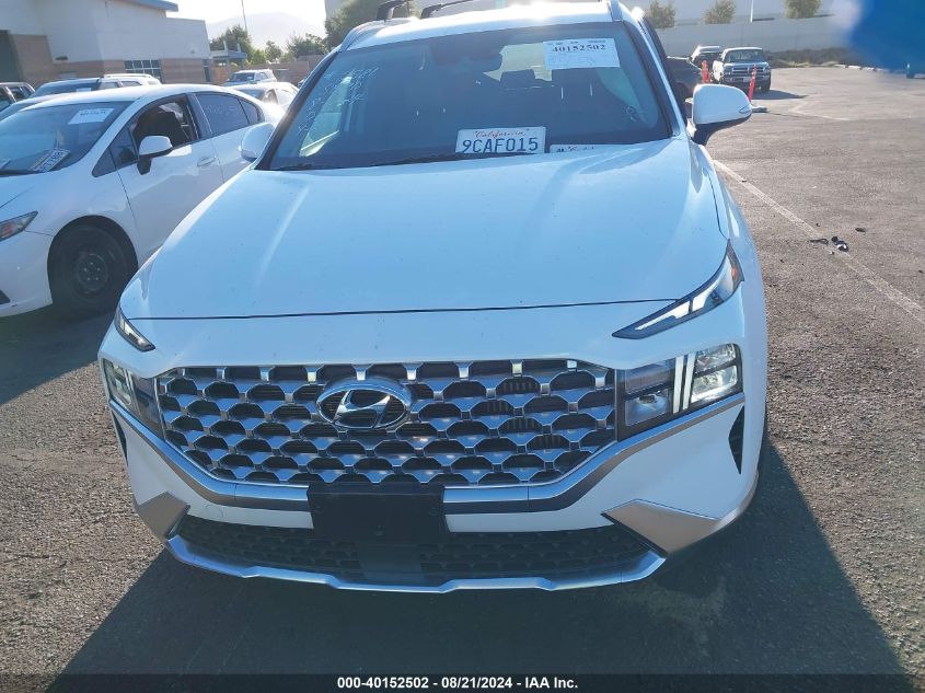 2022 Hyundai Santa Fe Blue VIN: KM8S2DA18NU049122 Lot: 40152502