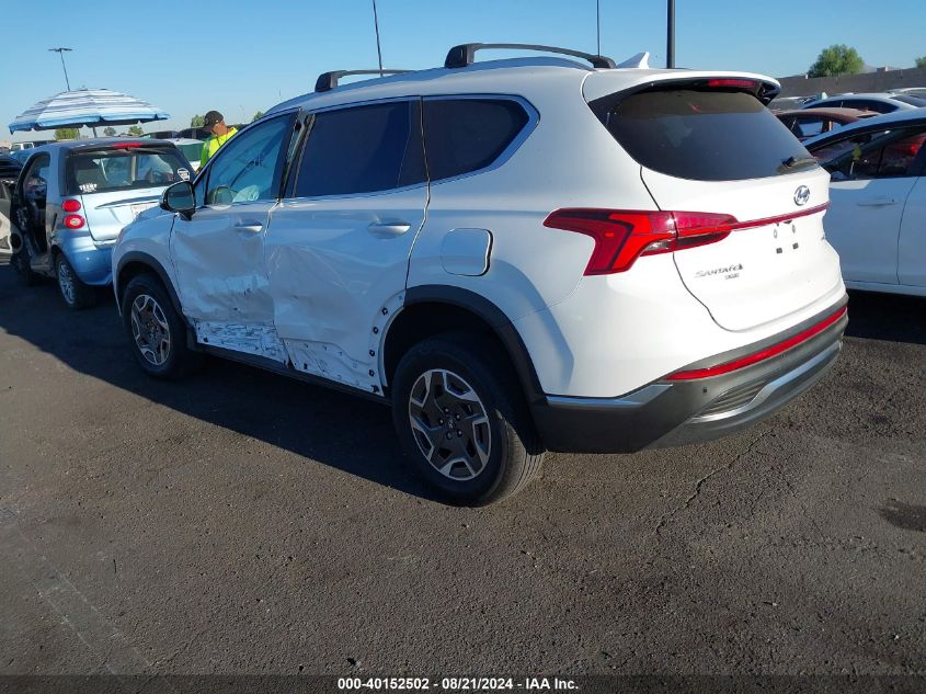 2022 Hyundai Santa Fe Blue VIN: KM8S2DA18NU049122 Lot: 40152502