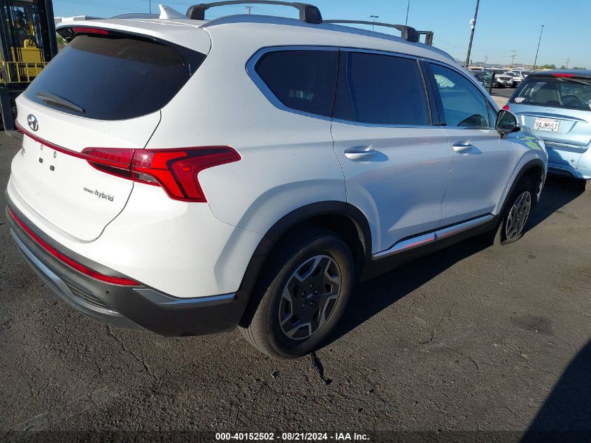 2022 Hyundai Santa Fe Blue VIN: KM8S2DA18NU049122 Lot: 40152502