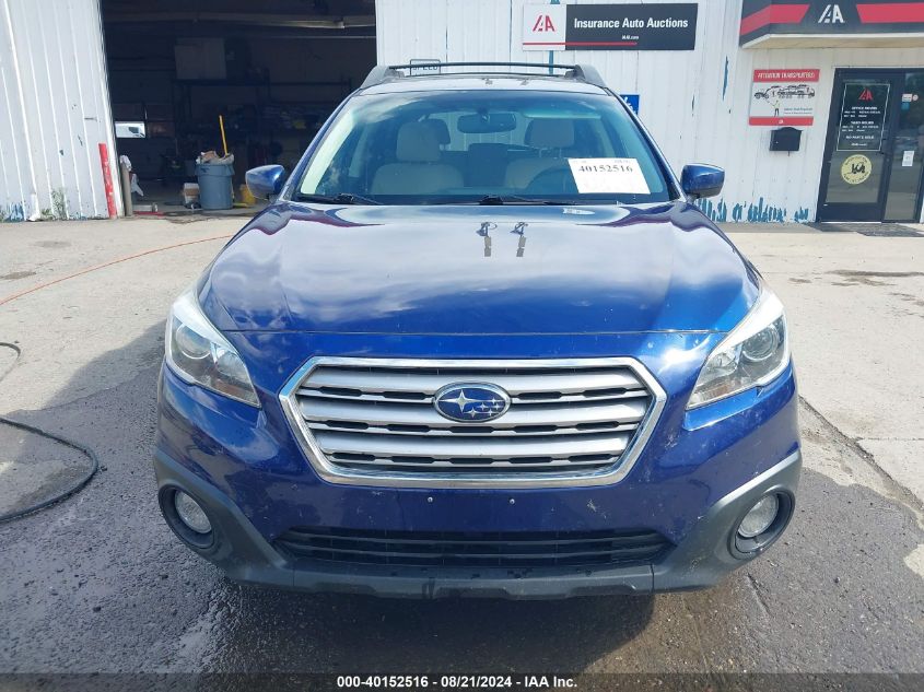 2017 Subaru Outback 2.5I Premium VIN: 4S4BSADC3H3202429 Lot: 40152516