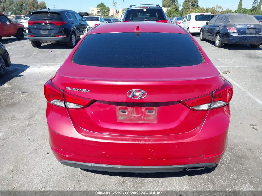 KMHDH4AH5EU148517 2014 Hyundai Elantra Se/Sport/Limited
