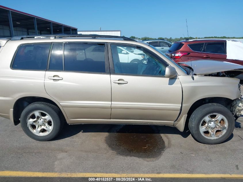 2007 Toyota Highlander VIN: JTEGD21A770163403 Lot: 40152537