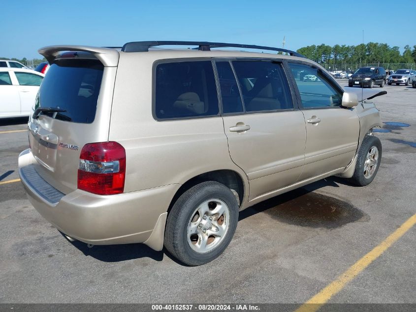 2007 Toyota Highlander VIN: JTEGD21A770163403 Lot: 40152537