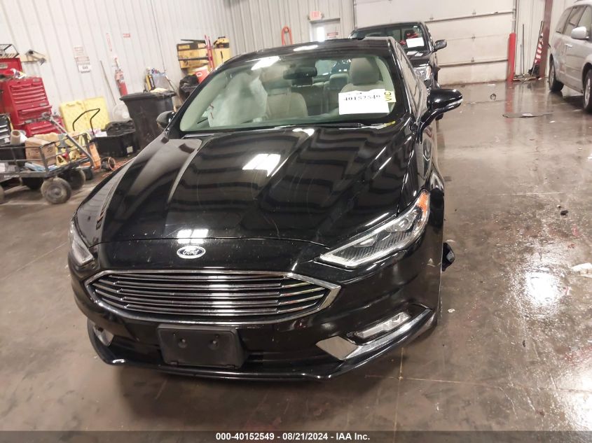 2018 Ford Fusion Titanium VIN: 3FA6P0D96JR205876 Lot: 40152549