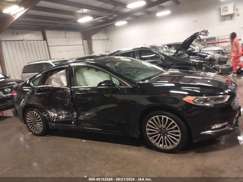 2018 Ford Fusion Titanium VIN: 3FA6P0D96JR205876 Lot: 40152549