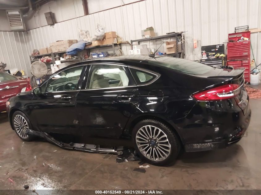 2018 Ford Fusion Titanium VIN: 3FA6P0D96JR205876 Lot: 40152549