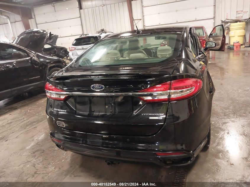 2018 Ford Fusion Titanium VIN: 3FA6P0D96JR205876 Lot: 40152549