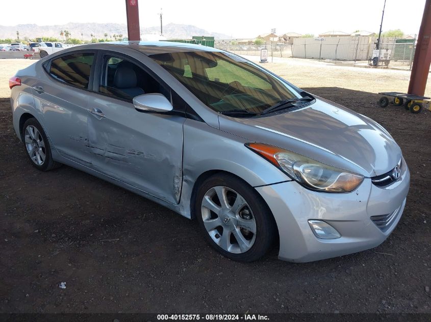 2013 Hyundai Elantra Limited VIN: 5NPDH4AE3DH277455 Lot: 40152575