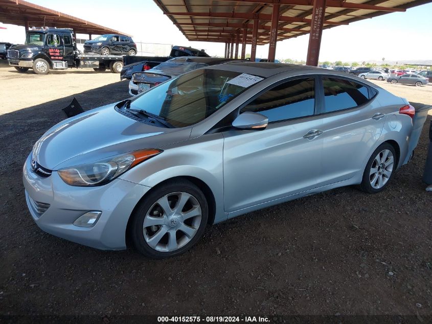 2013 Hyundai Elantra Limited VIN: 5NPDH4AE3DH277455 Lot: 40152575