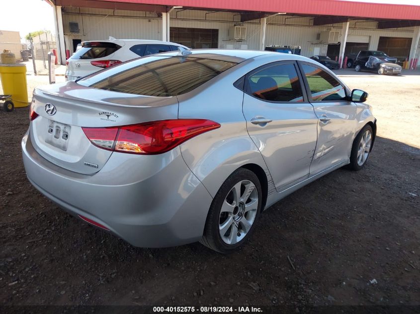 2013 Hyundai Elantra Limited VIN: 5NPDH4AE3DH277455 Lot: 40152575