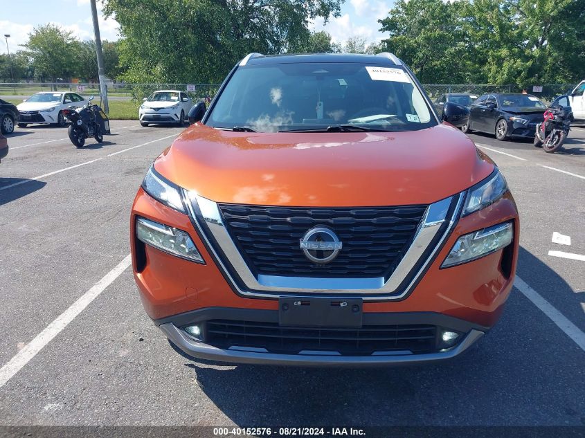 2022 Nissan Rogue Sl Intelligent Awd VIN: JN8BT3CB1NW333962 Lot: 40152576