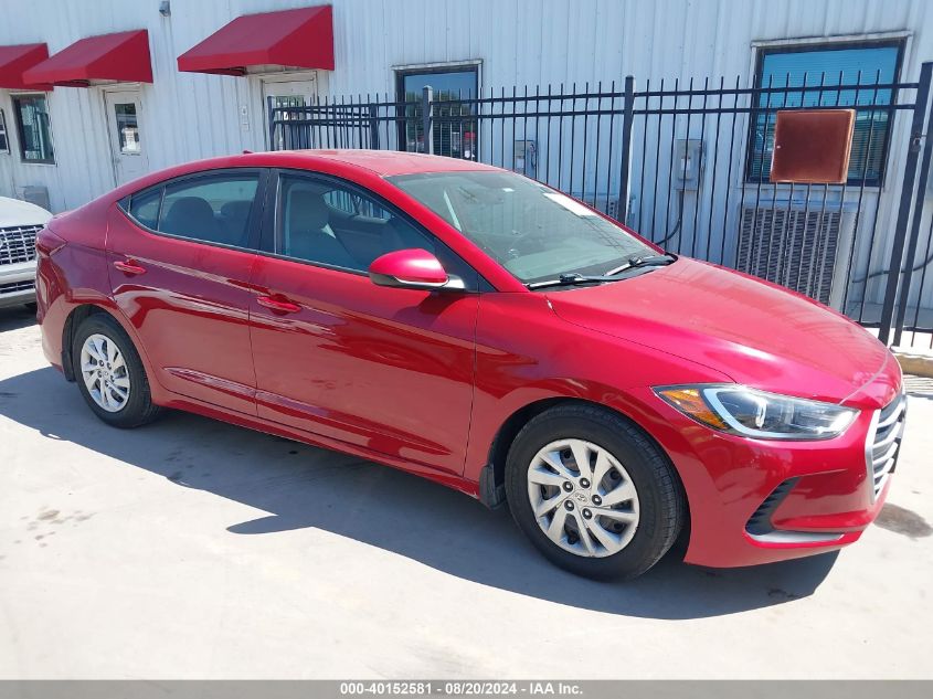 2017 Hyundai Elantra Se VIN: KMHD74LF6HU384175 Lot: 40152581