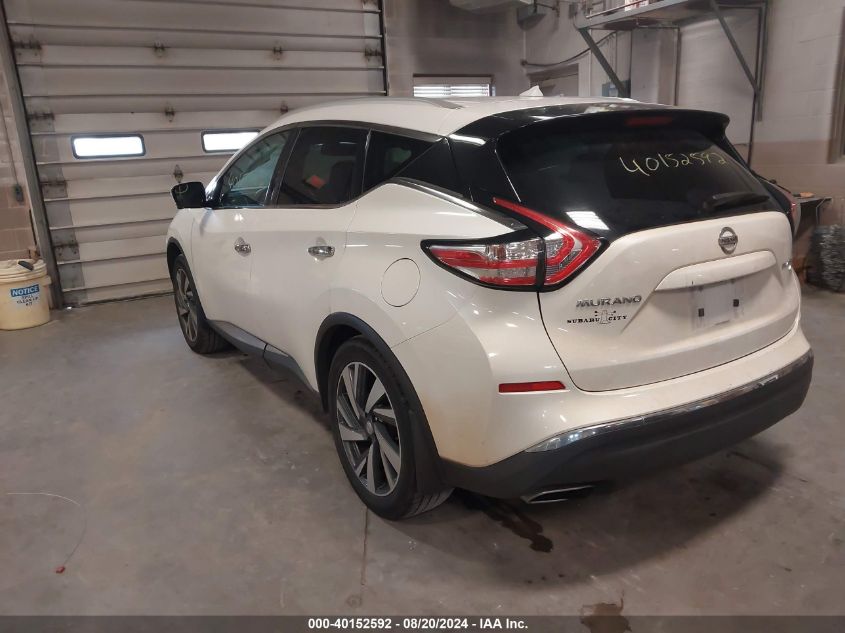 2015 Nissan Murano S/Sl/Sv/Platinum VIN: 5N1AZ2MH1FN230045 Lot: 40152592