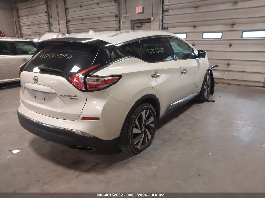 2015 Nissan Murano S/Sl/Sv/Platinum VIN: 5N1AZ2MH1FN230045 Lot: 40152592