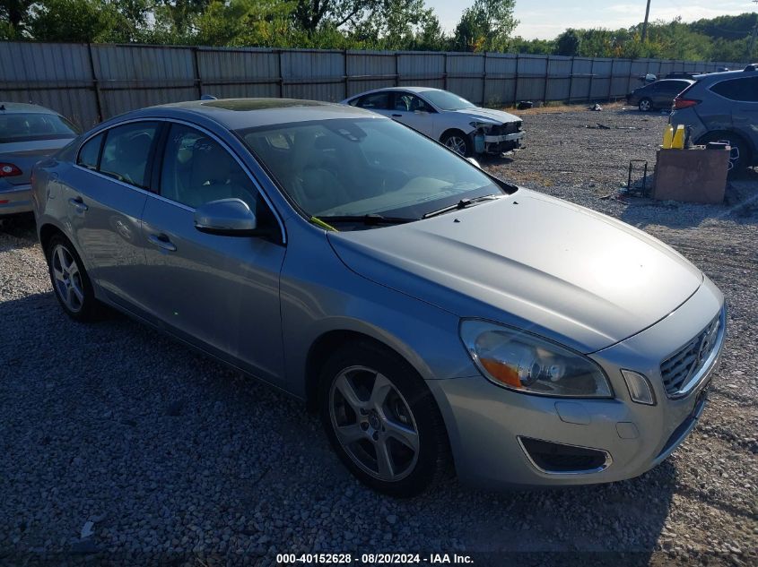 2013 Volvo S60 T5/T5 Platinum/T5 Premier/T5 Premier Plus VIN: YV1612FHXD2197456 Lot: 40152628