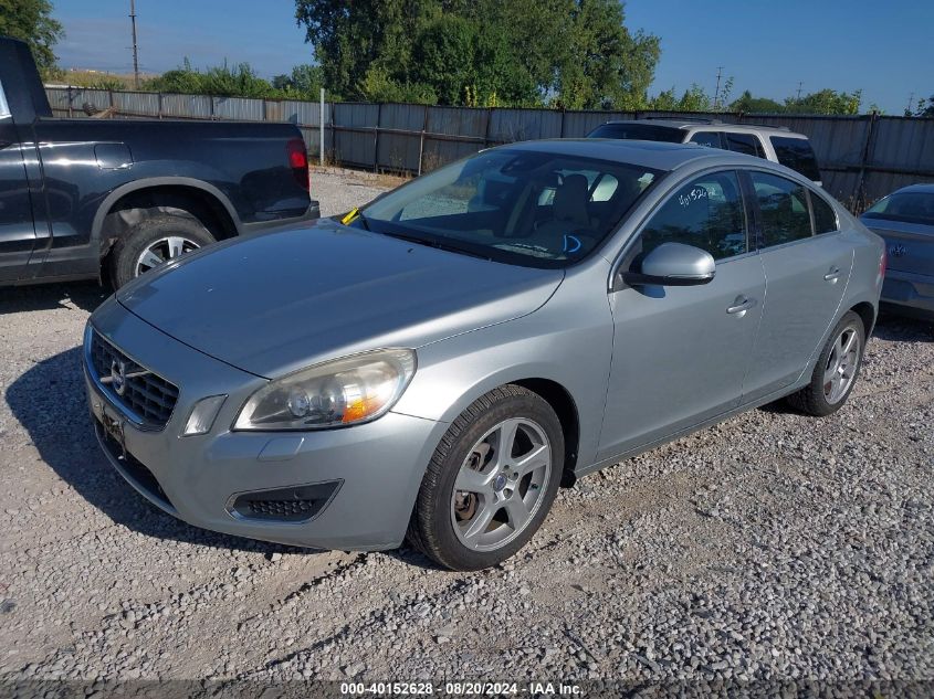 2013 Volvo S60 T5/T5 Platinum/T5 Premier/T5 Premier Plus VIN: YV1612FHXD2197456 Lot: 40152628