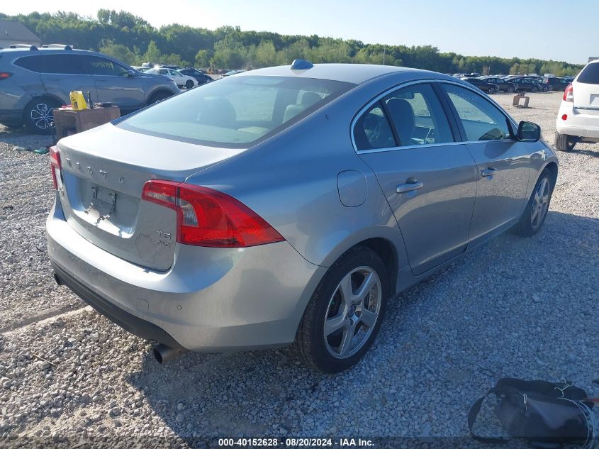 2013 Volvo S60 T5/T5 Platinum/T5 Premier/T5 Premier Plus VIN: YV1612FHXD2197456 Lot: 40152628