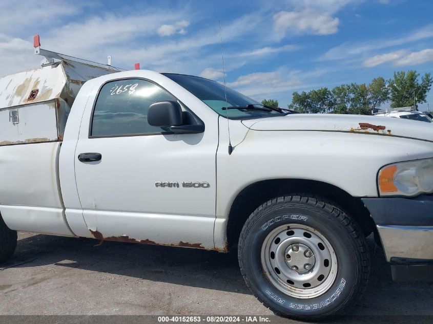 2005 Dodge Ram 1500 St VIN: 1D7HA16N35J641689 Lot: 40152653