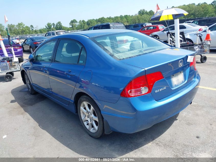 2007 Honda Civic Lx VIN: 1HGFA16567L115308 Lot: 40152661