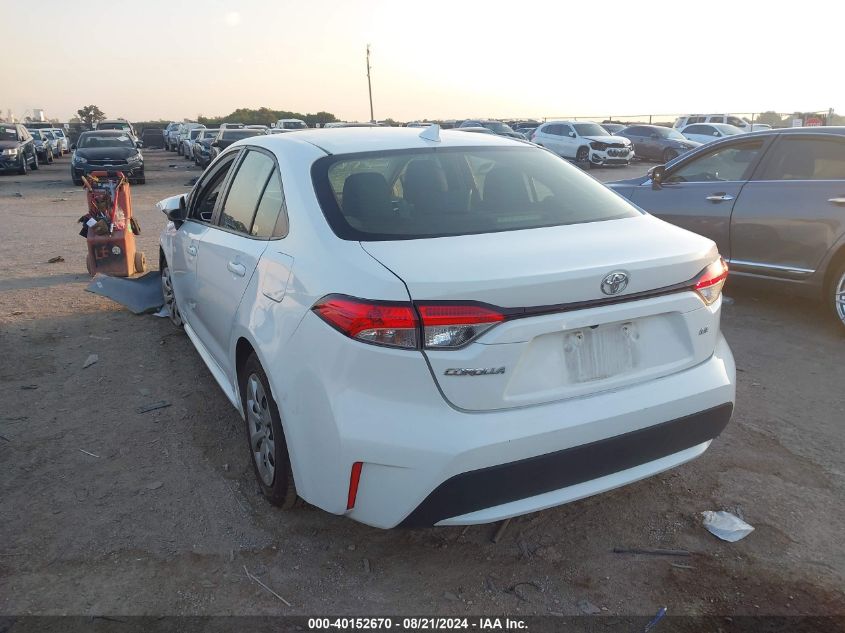 2020 Toyota Corolla Le VIN: JTDEPRAE0LJ030467 Lot: 40152670