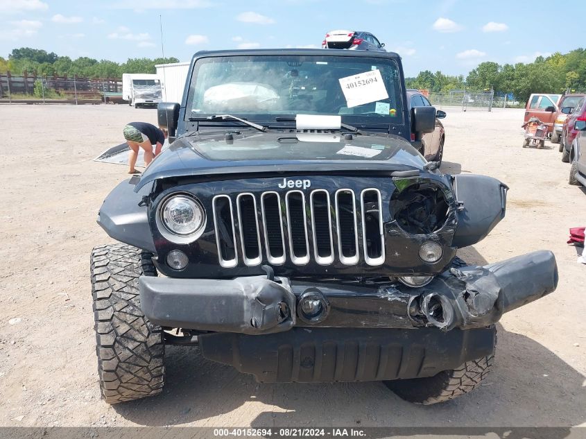 2017 Jeep Wrangler Unlimited Sahara 4X4 VIN: 1C4BJWEG4HL516421 Lot: 40152694