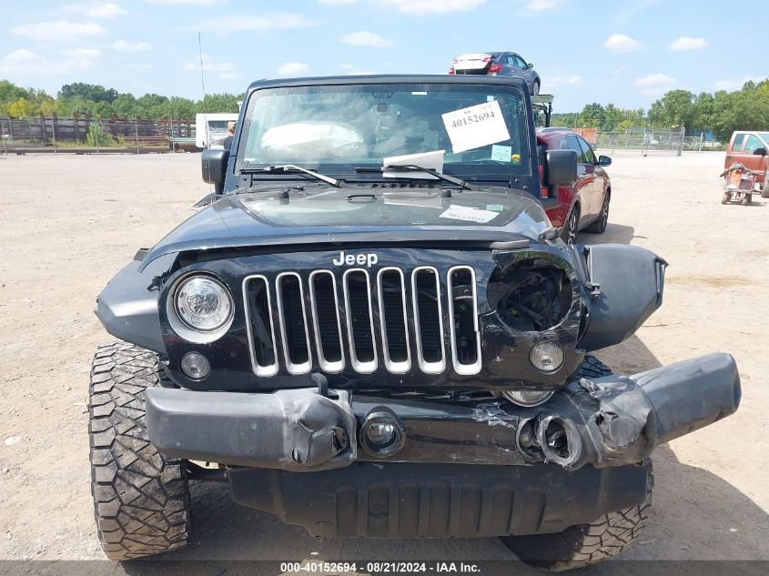 2017 Jeep Wrangler Unlimited Sahara 4X4 VIN: 1C4BJWEG4HL516421 Lot: 40152694