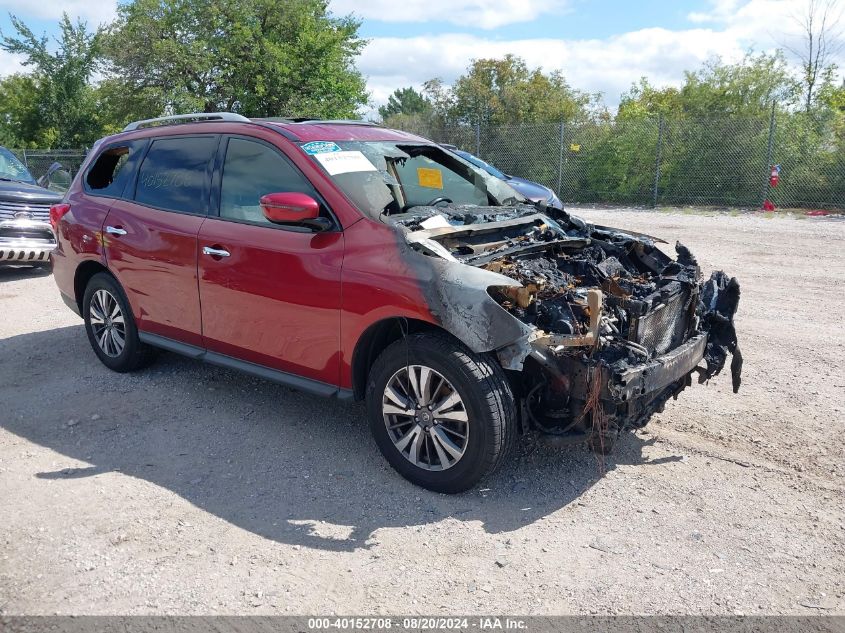 2017 Nissan Pathfinder S/Sv/Sl/Platinum VIN: 5N1DR2MM8HC617443 Lot: 40152708