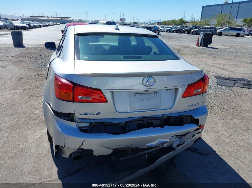 2007 Lexus Is 250 250 VIN: JTHBK262172054508 Lot: 40152717