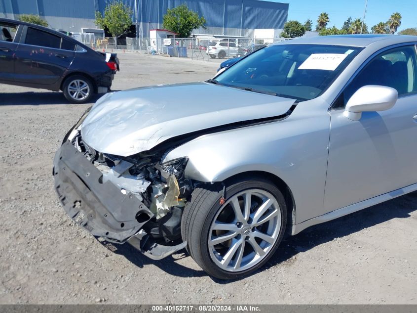 2007 Lexus Is 250 250 VIN: JTHBK262172054508 Lot: 40152717