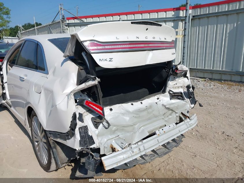 2017 Lincoln Mkz Hybrid Reserve VIN: 3LN6L5MU0HR636470 Lot: 40152724