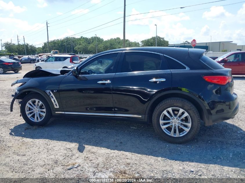 2017 Infiniti Qx70 VIN: JN8CS1MU8HM143278 Lot: 40152738