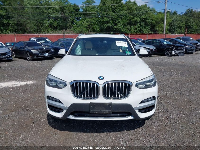 2018 BMW X3 xDrive30I VIN: 5UXTR9C56JLD60597 Lot: 40152748