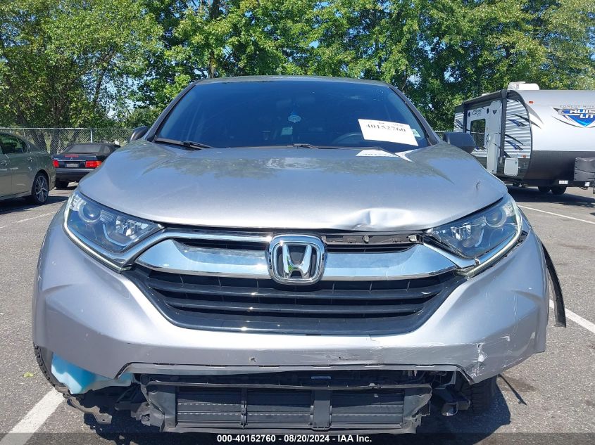 2018 Honda Cr-V Lx VIN: 2HKRW6H38JH232566 Lot: 40152760