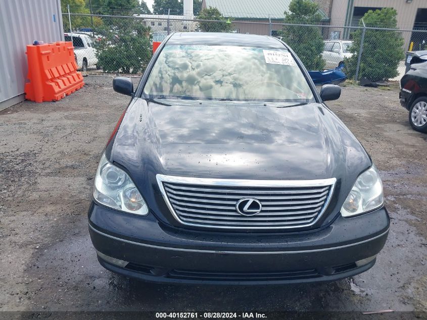 2005 Lexus Ls 430 VIN: JTHBN36F250180305 Lot: 40152761