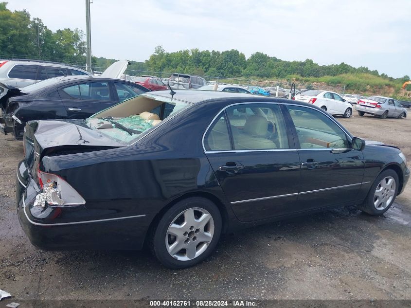 2005 Lexus Ls 430 VIN: JTHBN36F250180305 Lot: 40152761