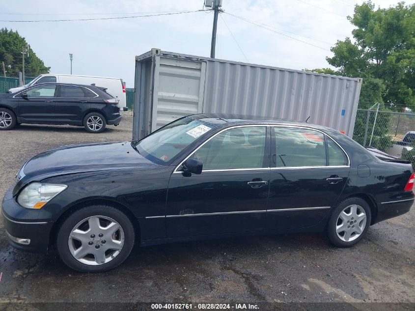 2005 Lexus Ls 430 VIN: JTHBN36F250180305 Lot: 40152761