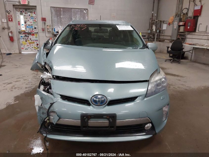 2012 Toyota Prius Plug-In VIN: JTDKN3DP6C3007265 Lot: 40152767