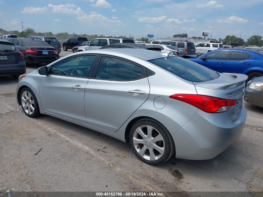 2013 Hyundai Elantra Limited VIN: 5NPDH4AE6DH386086 Lot: 40152796