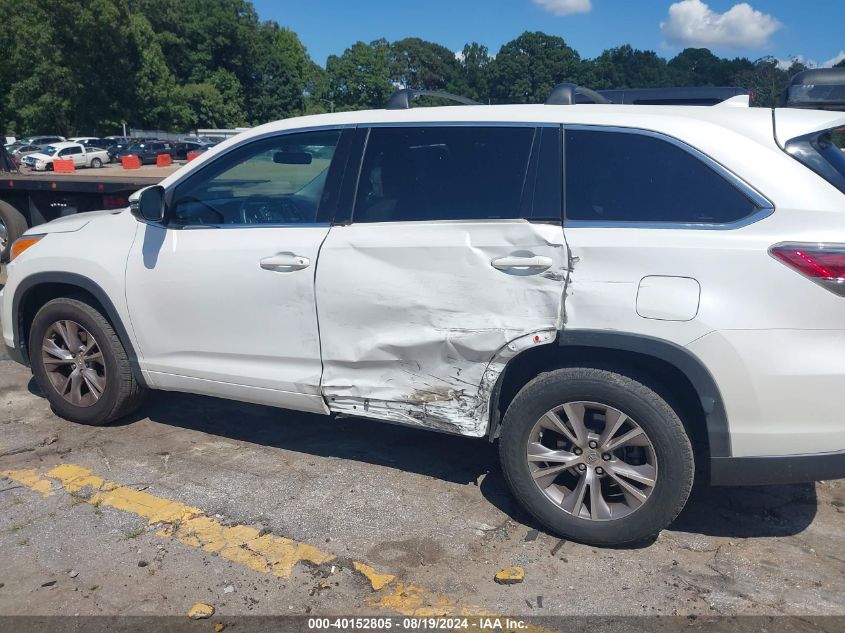 2014 Toyota Highlander Le Plus V6 VIN: 5TDZKRFH0ES030901 Lot: 40152805