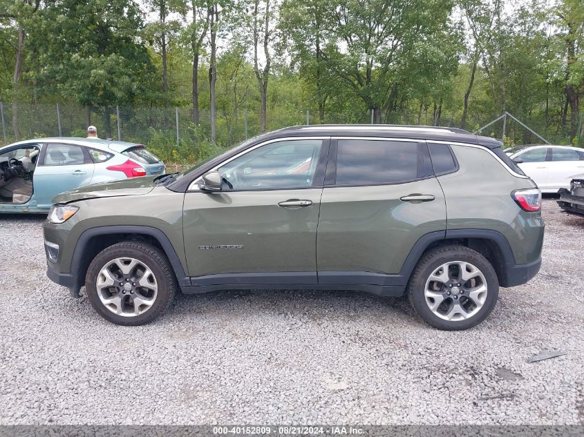 2018 Jeep Compass Limited 4X4 VIN: 3C4NJDCB7JT147704 Lot: 40152809