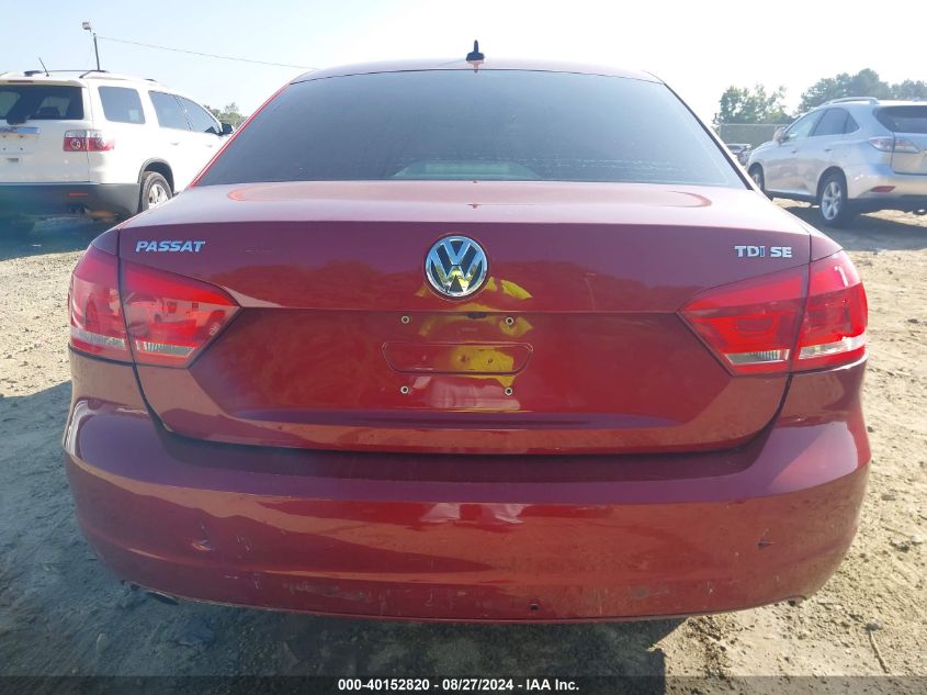 2015 VOLKSWAGEN PASSAT 2.0L TDI SE - 1VWBV7A38FC083600