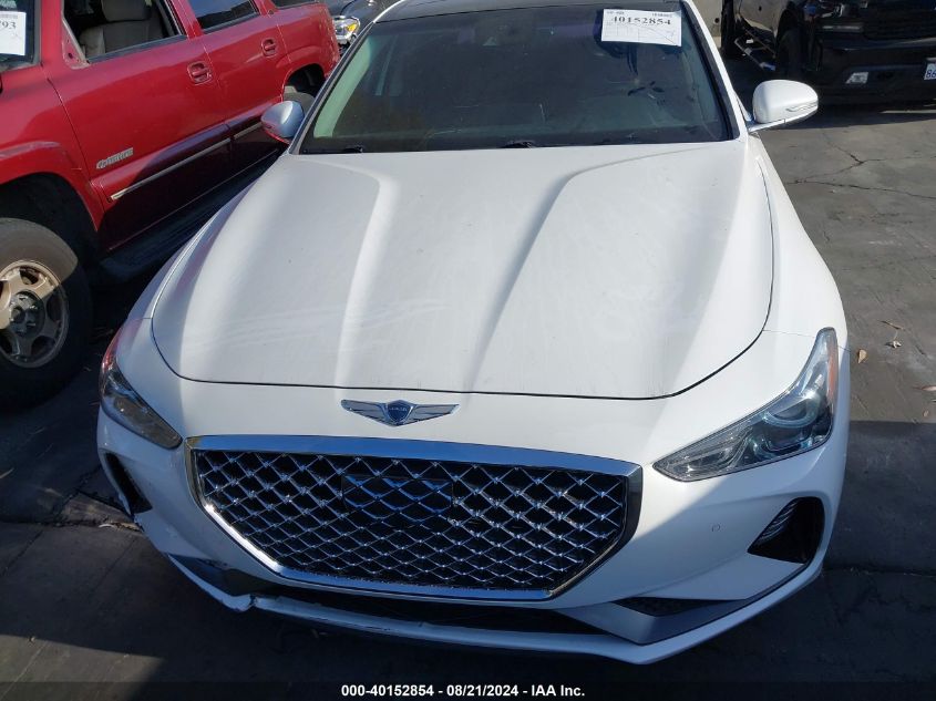 2020 Genesis G70 3.3T Rwd VIN: KMTG74LEXLU059726 Lot: 40152854